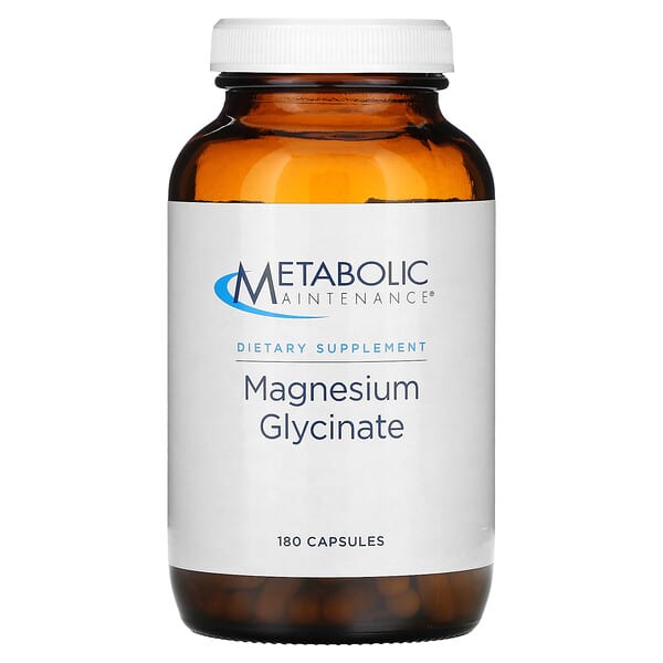 Metabolic Maintenance, Magnesium Glycinate, 180 Capsules