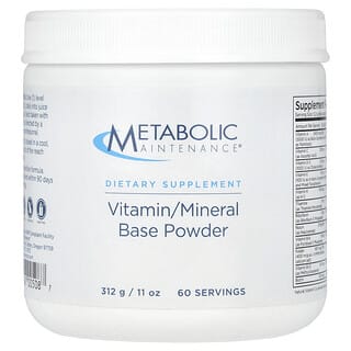 Metabolic Maintenance, Vitamin/Mineral Base Powder, 11 oz (312 g)