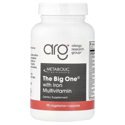 Metabolic Maintenance, The Big One®, Iron-Free Multivitamin, 90 Vegetarian Capsules