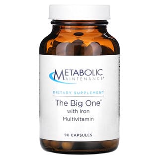 Metabolic Maintenance, The Big One con hierro, 90 cápsulas