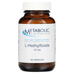 Metabolic Maintenance, L-メチルフォレート、10 mg, カプセル90粒