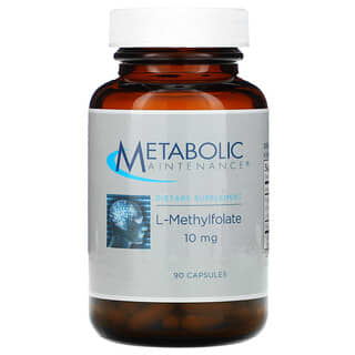 Metabolic Maintenance, إل-ميثيلفوليت، 10 ملغ، 90 كبسولة