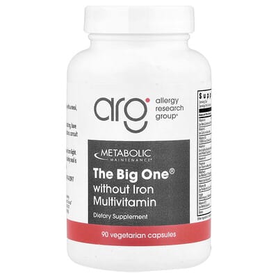 Metabolic Maintenance, The Big One®, Iron-Free Multivitamin, 90 Vegetarian Capsules
