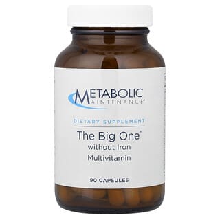 Metabolic Maintenance, The Big One without Iron, 90 Capsules