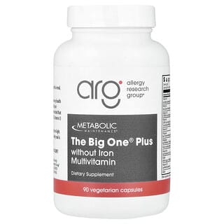 Metabolic Maintenance, The Big One Plus, multivitamin bez željeza, 90 kapsula
