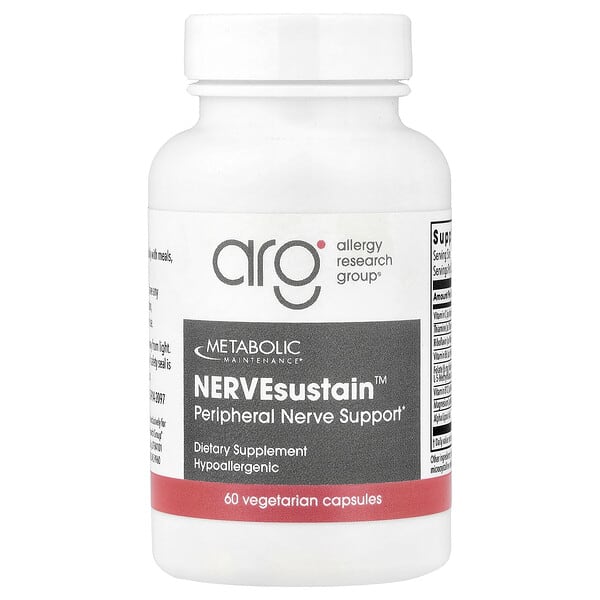 Metabolic Maintenance, NERVEsustain™, 60 Vegetarian Capsules — product photo 1