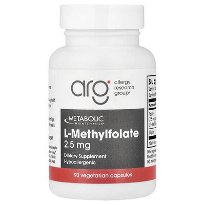 Metabolic Maintenance, L-Methylfolate, 90 Vegetarian Capsules