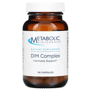 Metabolic Maintenance, Complexe DIM, diindolylméthane avec cofacteurs 60 capsules