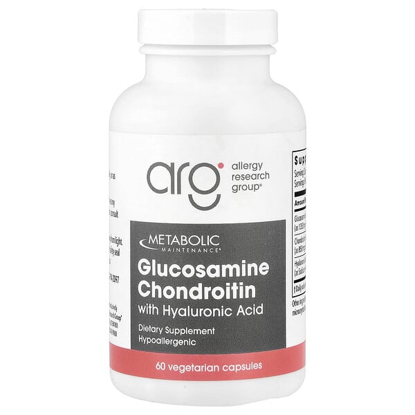 Glucosamine Chondroitin with Hyaluronic Acid, 60 Vegetarian Capsules