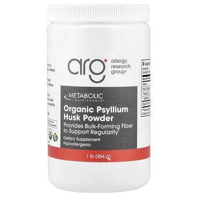 Metabolic Maintenance, Organic Psyllium Husk Powder, 1 lb (454 g)