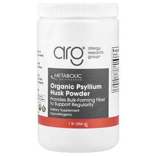 Metabolic Maintenance, オーガニック オオバコ殻パウダー、454g（1ポンド）