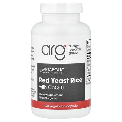 Metabolic Maintenance, Red Yeast Rice + CoQ10, 120 Vegetarian Capsules