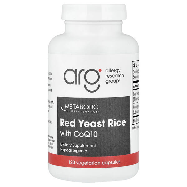 Red Yeast Rice with CoQ10, 120 Vegetarian Capsules