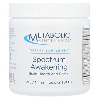 Metabolic Maintenance, Spectrum Awakening, пробуждающий спектр действия, 69 г (2,4 унции)
