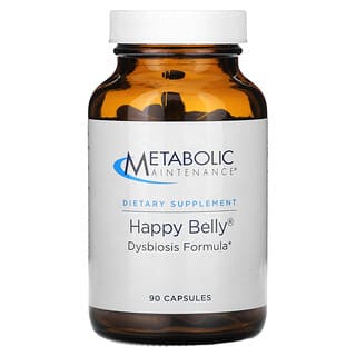 Metabolic Maintenance, Happy Belly, Fórmula para Disbiose, 90 Cápsulas