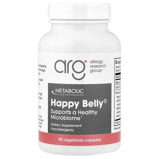 Metabolic Maintenance, Happy Belly, Fórmula para la disbiosis, 90 cápsulas
