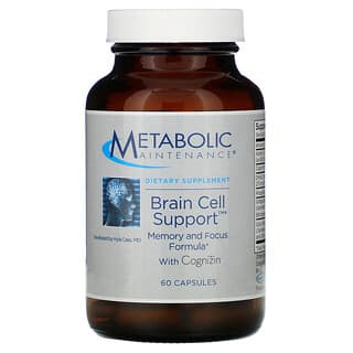 Metabolic Maintenance, دعم خلايا المخ مع Cognizin، عدد 60 كبسولة