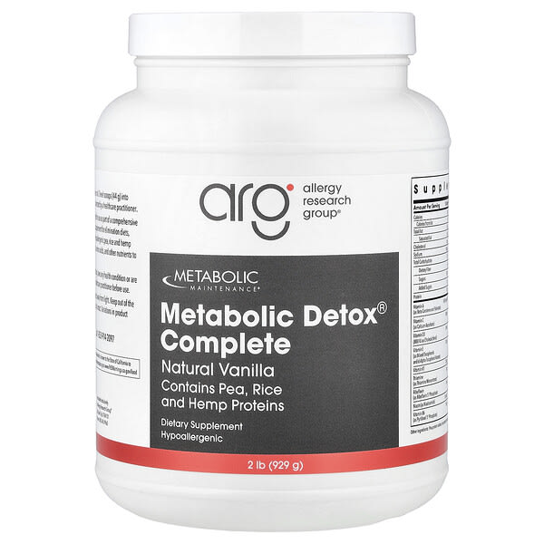 Metabolic Maintenance, Metabolic Detox® 컴플리트, 천연 바닐라, 929g(2lb)