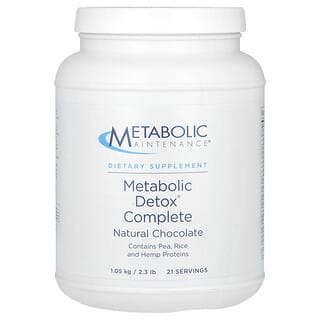 Metabolic Maintenance, Metabolic Detox Complete, натуральний шоколад, 1,05 кг (2,3 фунта)