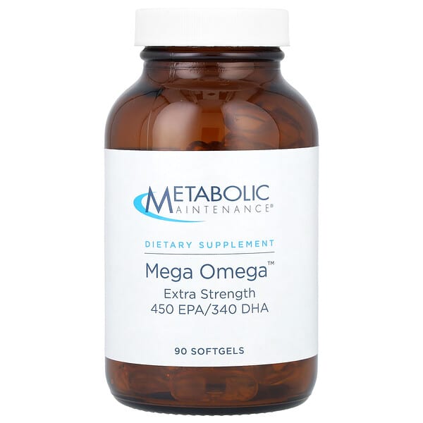 Mega Omega, 90 Softgels (1,000 mg per Softgel)