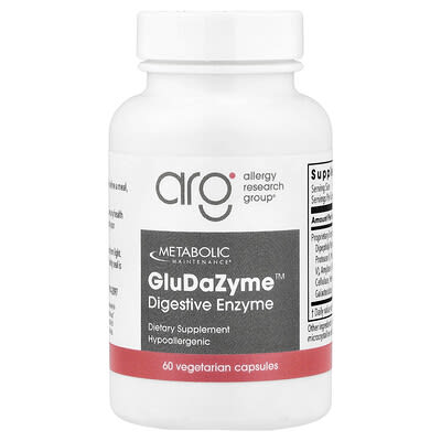 Metabolic Maintenance, GluDaZyme™, 60 Vegetarian Capsules