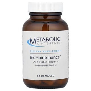Metabolic Maintenance, BioMaintenance, Стабилен пробиотик, 60 капсули