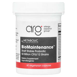 Metabolic Maintenance, BioMaintenance™, Shelf Stable Probiotic, 60 Vegetarian Capsules