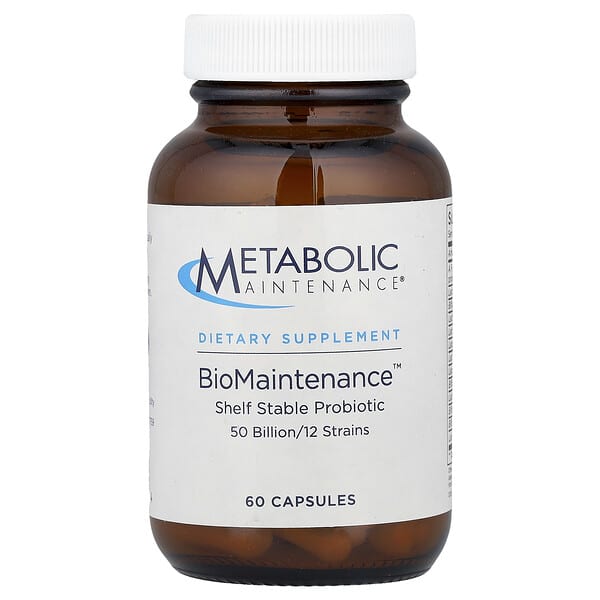 Metabolic Maintenance, BioMaintenance™, Shelf Stable Probiotic, 60 Capsules — product photo 1