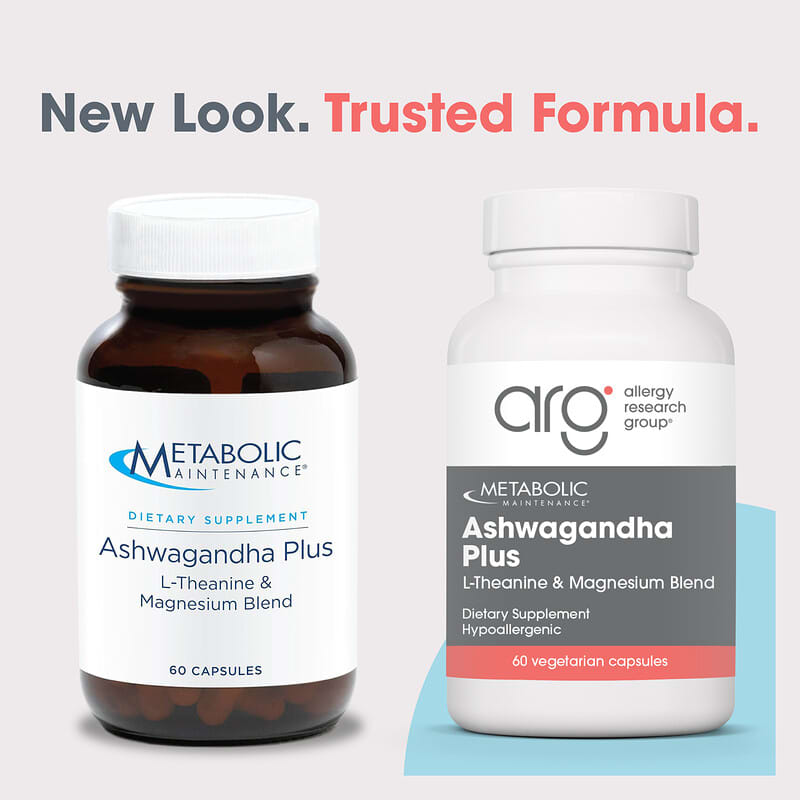 Ashwagandha Plus, L-Theanine & Magnesium Blend, 60 Vegetarian Capsules