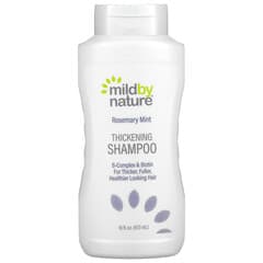 Mild By Nature, 固髮洗髮水，含 B 族複合物、生物維生素，迷迭香薄荷，16 液量盎司（473 毫升）