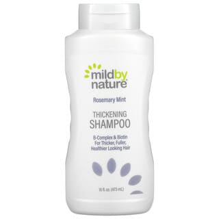 Mild By Nature, Shampooing épaississant, Complexe de vitamines B et biotine, Romarin et menthe, 473 ml