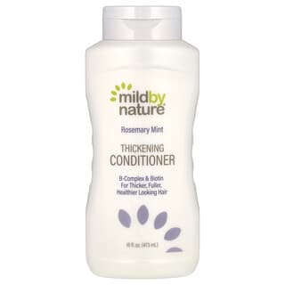 Mild By Nature, Après-shampooing épaississant, Complexe de vitamines B et biotine, Romarin et menthe, 473 ml (16 fl. oz)