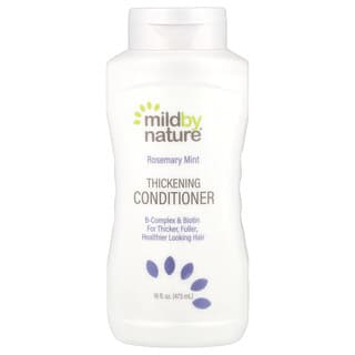 Mild By Nature, Kondisioner Penebal Rambut, B-Kompleks & Biotin, Mint Rosemari, 473 ml (16 ons cairan