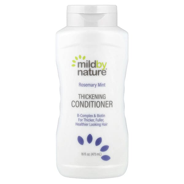 Mild By Nature, 씨크닝 컨디셔너, B-복합체 및 비오틴 함유, 로즈메리 민트, 473ml(16fl oz)