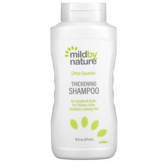 Mild By Nature, Thickening B-Complex + Biotin Shampoo, ohne Sulfate, Citrus Squeeze, 473 ml (16 fl. oz.)