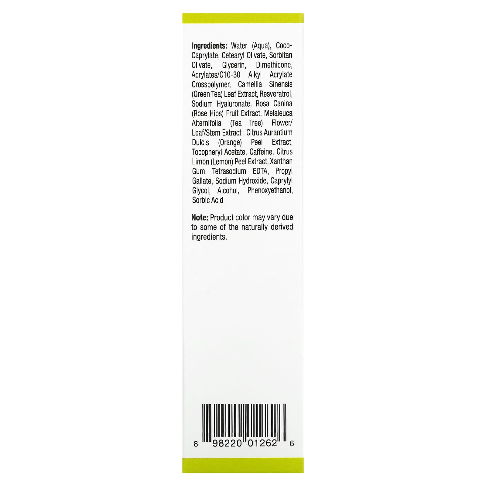 Заказать Mild By Nature, Camellia Care, крем для кожи с ЭГКГ из зеленого чая, 50 мл