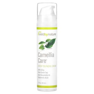 Mild By Nature, Camellia Care, Crema para la piel con té verde y EGCG, 50 ml (1,7 oz. líq.)