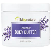 Mild By Nature, Lavender Body Butter, Körperbutter mit Lavendel, 114 g (4 oz.)