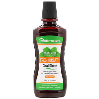 Mild By Nature, Fresh Breath Oral Rinse, Mint Flavor, 16 fl oz (473 ml)