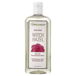 Mild By Nature, Witch Hazel, Alcohol-Free, Rose Petals, Zaubernuss mit Rosenblüten, alkoholfrei, 355 ml (12 fl. oz)