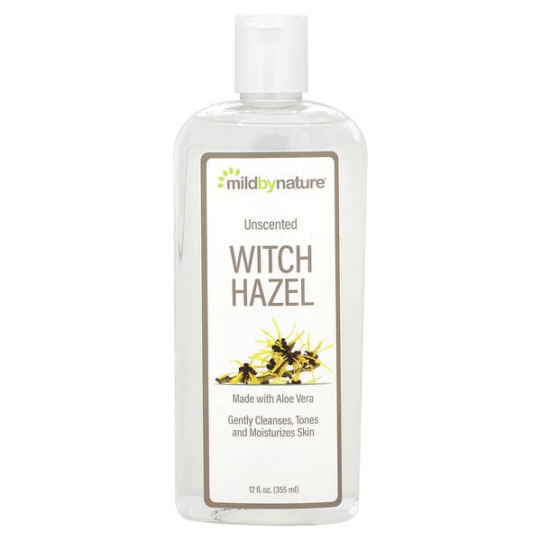 Mild By Nature, Witch Hazel, Unscented, Alcohol-Free, 12 fl oz (355 ml)