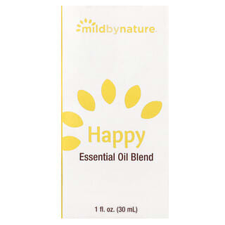 Mild By Nature, Happy, miscela di oli essenziali, 30 ml