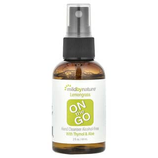 Mild By Nature, On-The-Go Hand Cleanser, Handreiniger für unterwegs, alkoholfrei, Zitronengras, 60 ml (2 fl. oz.)