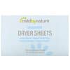 Mild By Nature, Dryer Sheets, Unscented, 120 Compostable Sheets