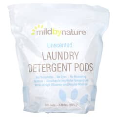 Mild By Nature, пральні капсули, без запаху, на 60 циклів прання, 1077 г (2,38 фунта)
