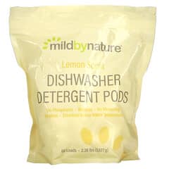 Mild By Nature, 自動食洗器用洗剤ジェルボール、レモンの香り、60回分、1,077g（2.38ポンド、36.48オンス）