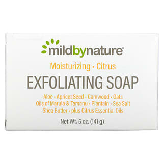 Mild By Nature, 去角质皂，含马鲁拉和琼崖海棠油加乳木果油，柑橘，5 盎司（141 克）