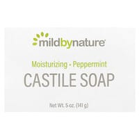 Mild By Nature, 카스티야 고체 비누, 페퍼민트, 141g (5oz)