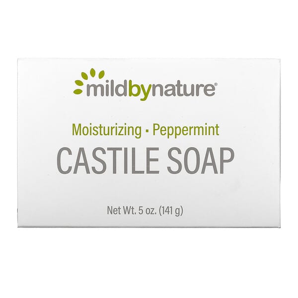 Mild By Nature, Castile Bar Soap, Peppermint, 5 oz (141 g)