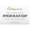 Mild By Nature (مايلد باي ناتشور), لوح صابون أسود أفريقي، بالشوفان وموز الجنة، 5 أونصة (141 جم)